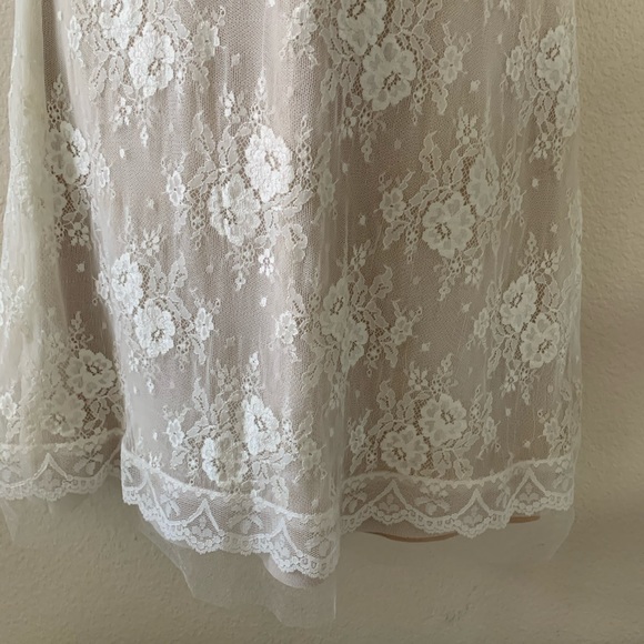 Jessica McClintock collection lace ivory dress sz4 - Picture 5 of 8